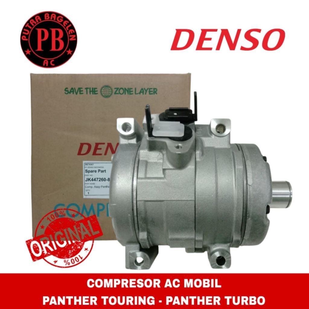 compresor kompresor ac mobil original denso PANTHER TOURING PANTHER TURBO DAIHATSHU DOUBLE BLOWER