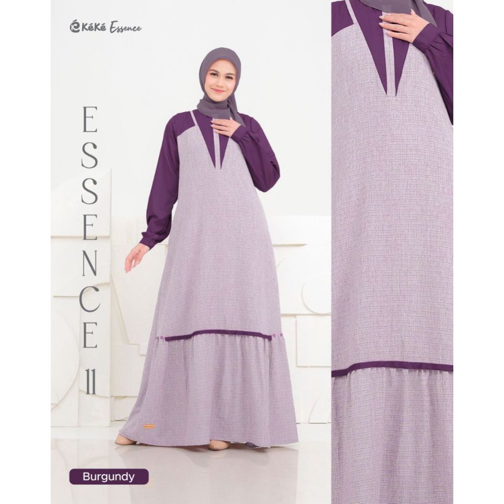 KEKE - Gamis Dewasa Essence 11/Gamis Dewasa/Gamis Keke Terbaru