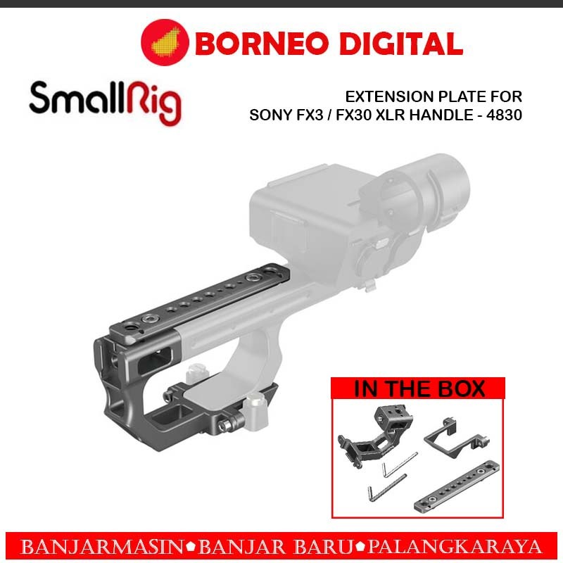 SMALLRIG EXTENSION PLATE FOR SONY FX3 / FX30 XLR HANDLE - 4830