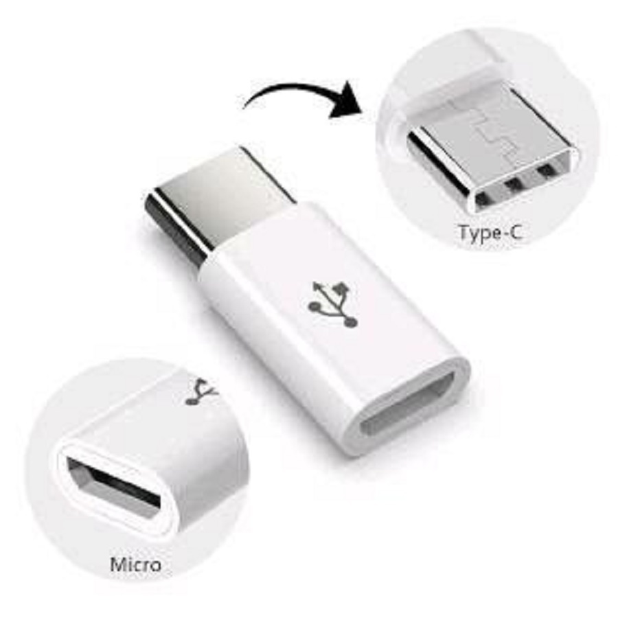 sabungan konverter micro usb to type C