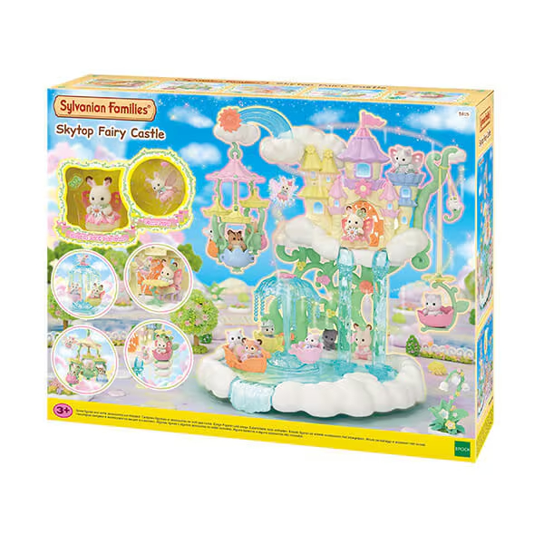 Mainan Koleksi Sylvanian Families Skytop Fairy Castle and Sylvanian Families Secret Forest Falls