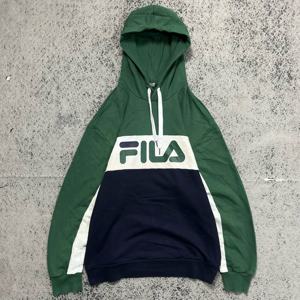 Fila 3 Tone Colour Hoodie Second 100% Original size XL