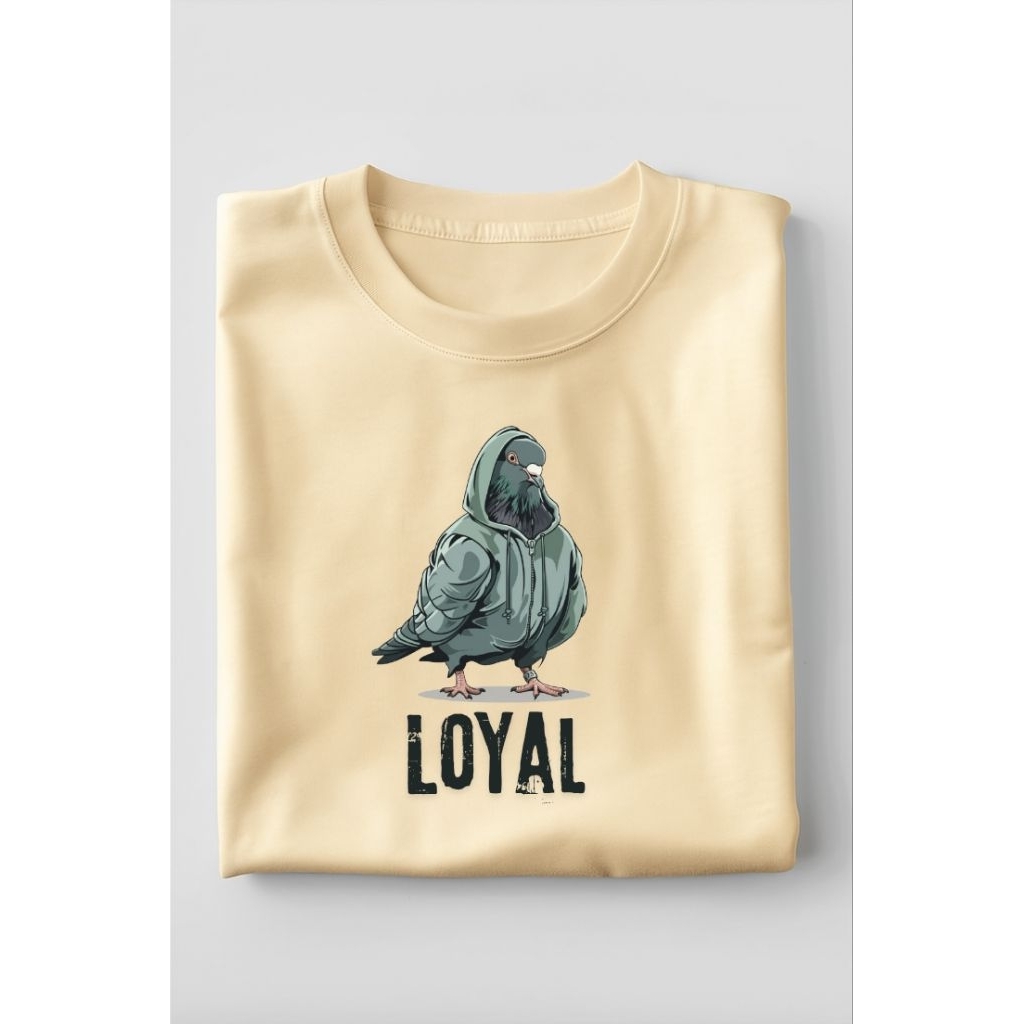 Kaos Distro Merpati Pos “LOYAL” – Desain Keren Unik Streetwear Pria / Wanita