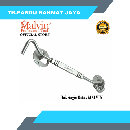 Hak Angin Jendela 8 Inch Tebal Model Kotak Stainless Stell Malvin