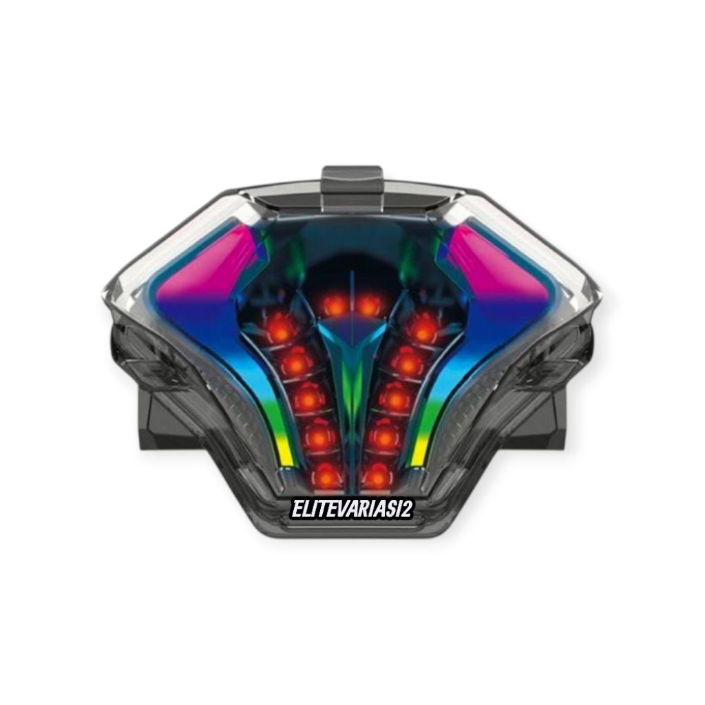 Stoplamp Lazy RGB Wd-10 3in1 App Motor Yamaha R25 Mx King Mt25 R6 Pnp