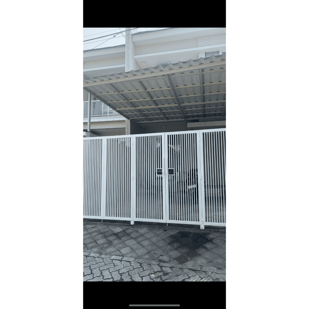 Pagar Minimalis Model Lipat Jarak Rapat