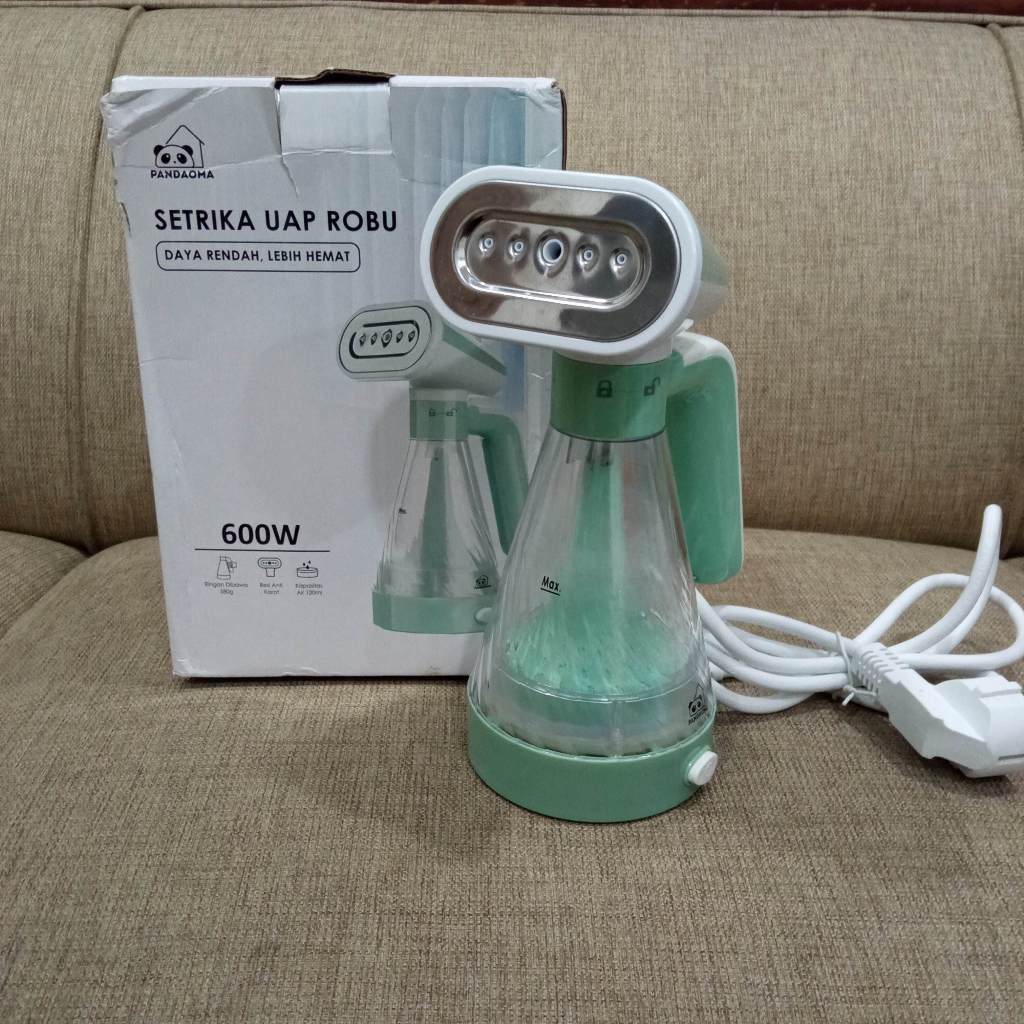 Pandaoma Setrika Uap Robu Setrika Low Watt Setrika Uap Portable Setrika Uap 600 Watt Kapasitas 120 m