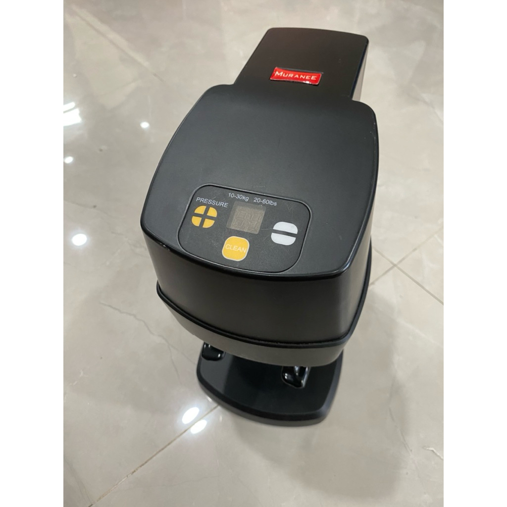 (Nego) Mesin Tamping Kopi Tamper Otomatis CPP-145 Hitam Muranee Preloved Bekas