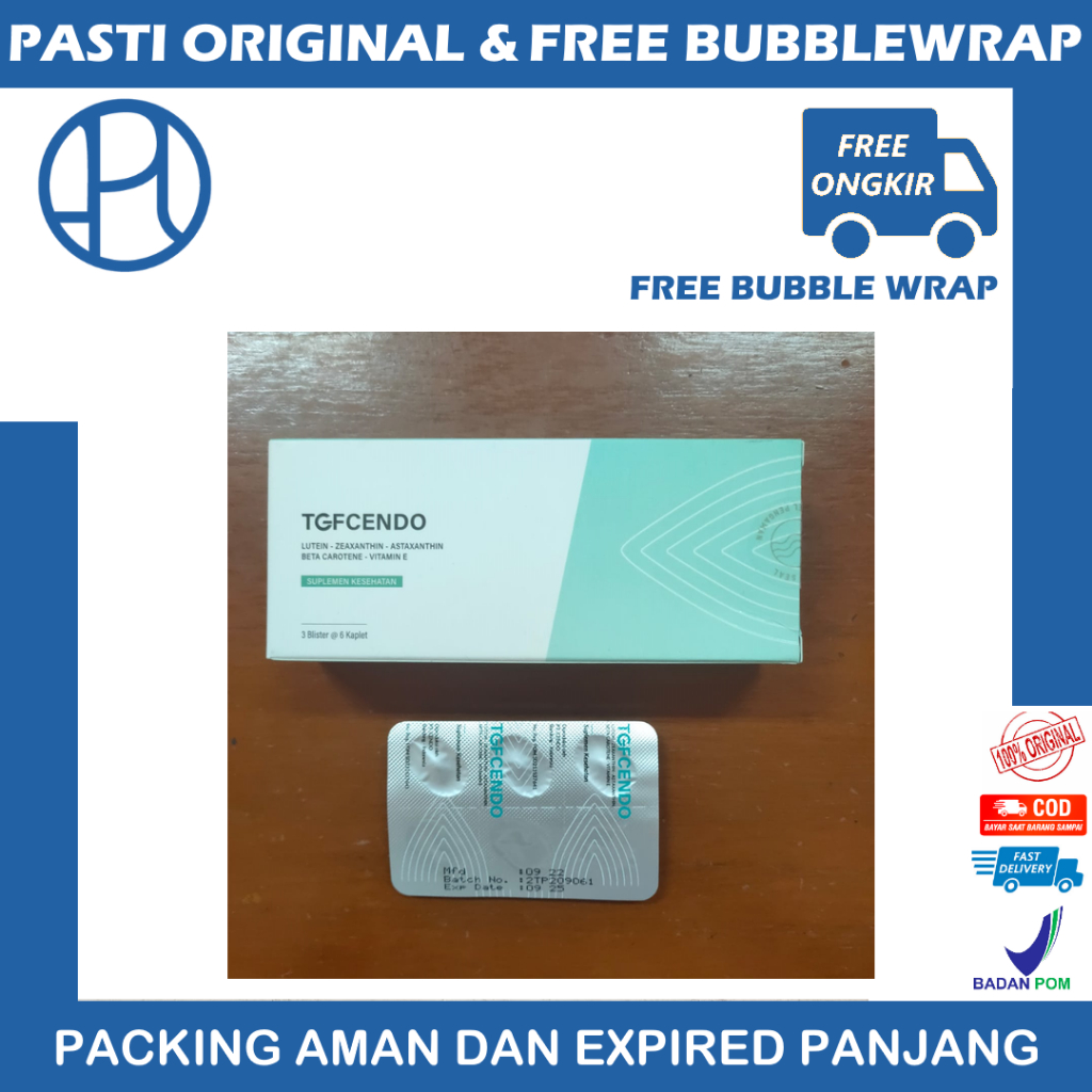 TGFCENDO TGF CENDO PER STRIP 6 KAPLET SUPLEMEN KESEHATAN MATA