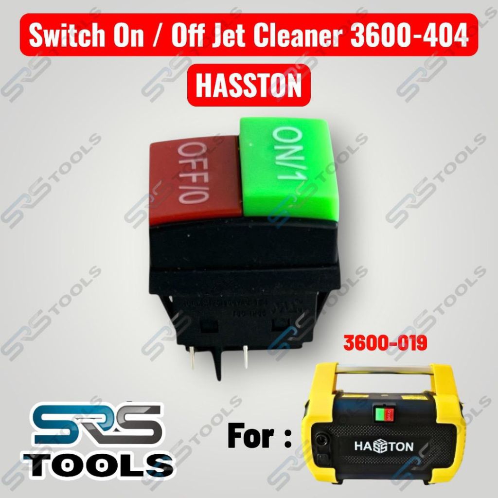 HASSTON 3600-404 Switch / Saklar For Mesin Jet Cleaner 3600-019 Sparepart