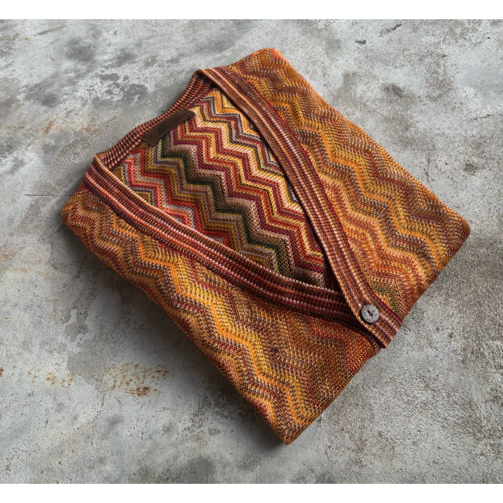 Cardigan/Knitwear Brand Eiffel Missoni 3D zigzag Like Coogi