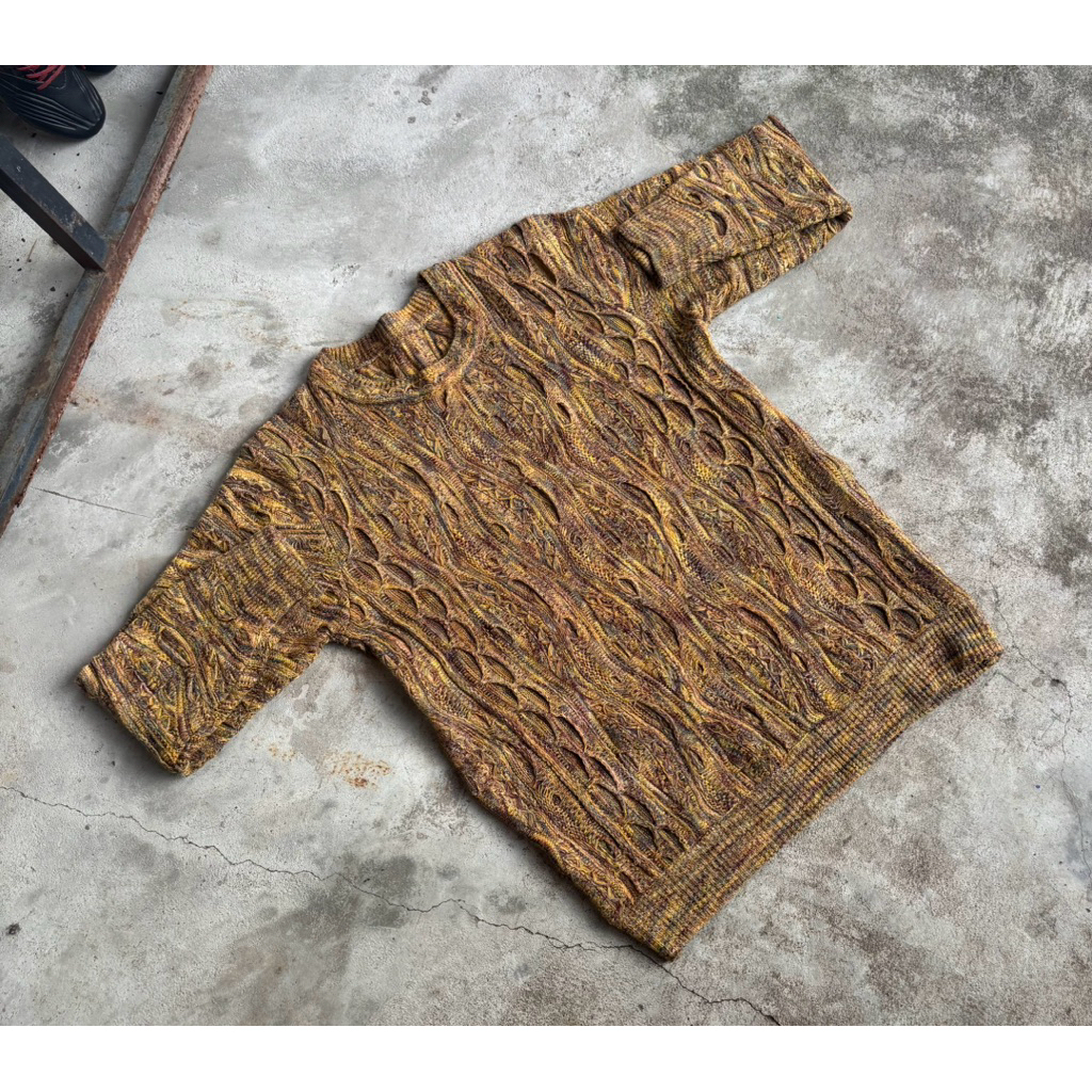 Sweater/knitwear Motif 3D Like Knitpia Like Coogi