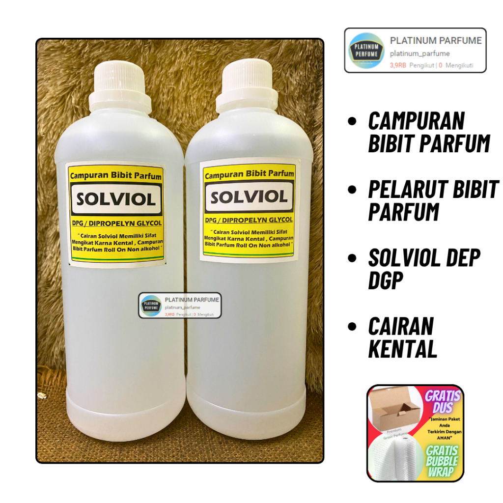 CAMPURAN PARFUM 1 LITER /  SOLFIOL / DPG / SOLVIOL Dow Low +