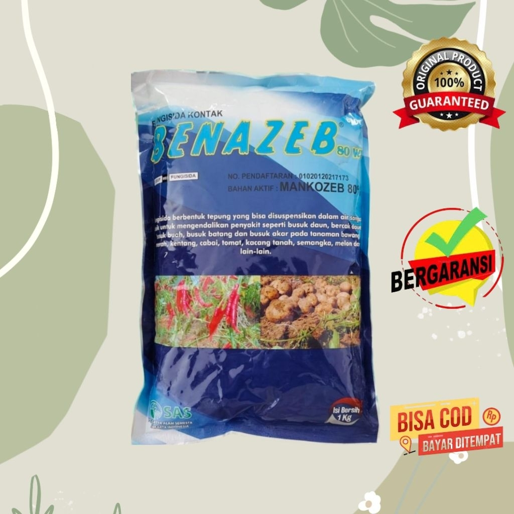 FUNGISIDA BENAZEB BIRU 80 WP 1 KG
