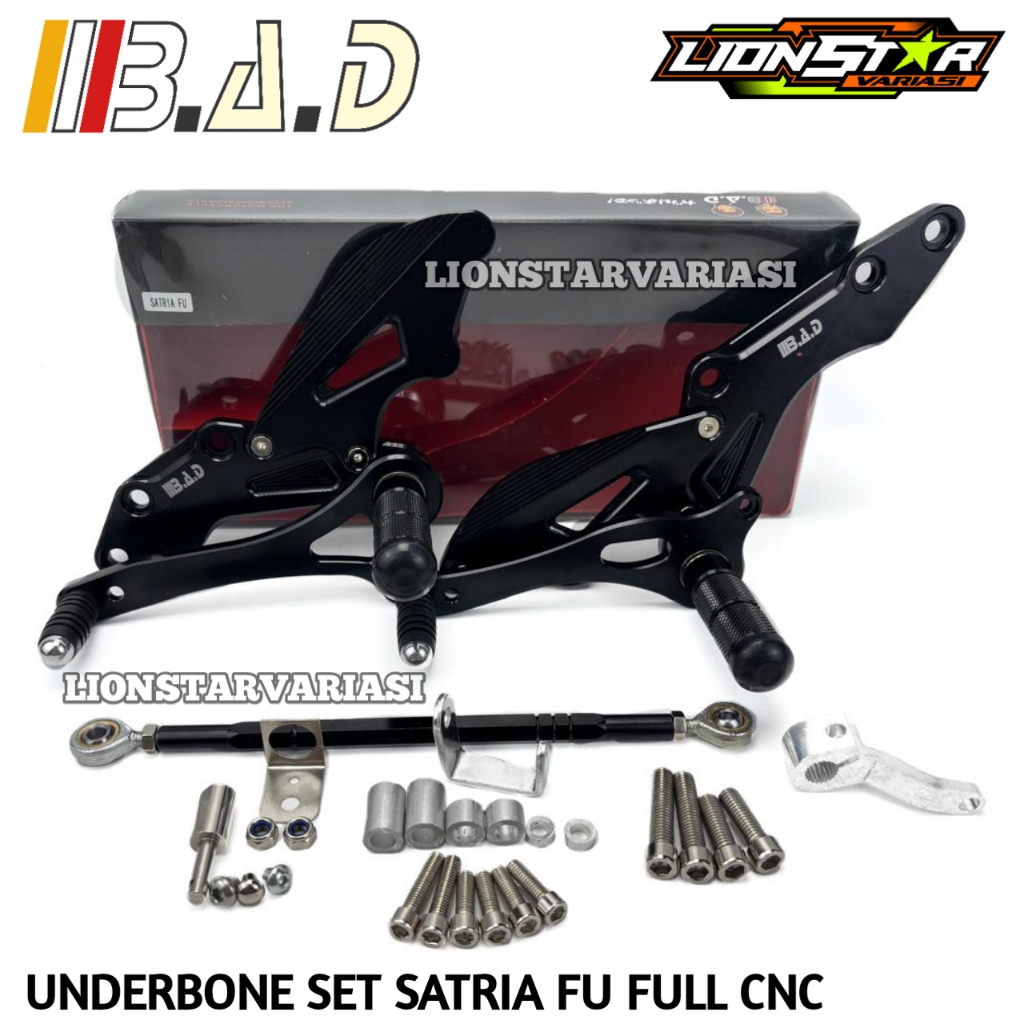 Underbone Full CNC Ukir Satria FU F FI UB SATRIA F150 Hiu Underbone Footstep Ukir Satria FU F150 Dll