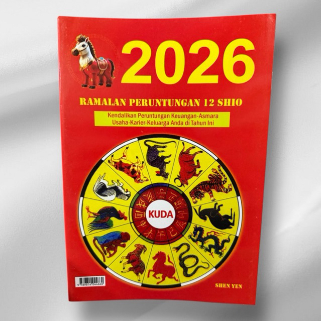 Buku Ramalan Peruntungan 12 Shio 2026 - By Shen Yen