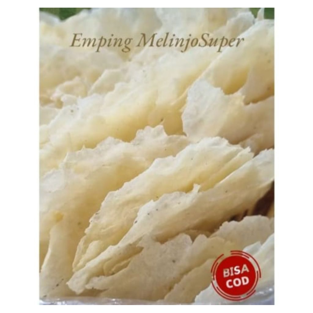 Emping Melinjo Mentah ,Tipis berKualitas 1 kg, 500g Medan