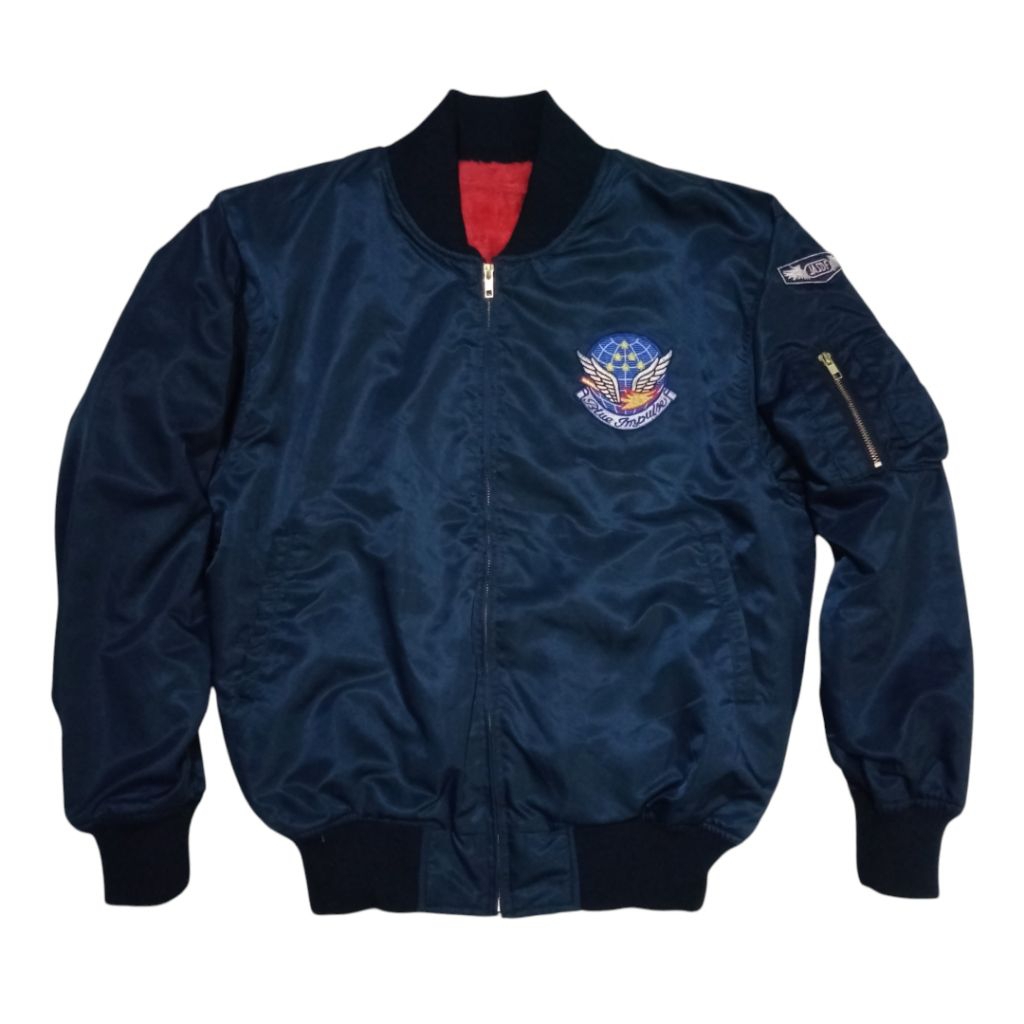 JASDF ( Japan Air Self Defense Force ) Bomber Type MA.1 Flying Military Jacket