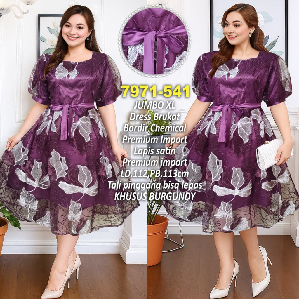 PREMIUM COD BAJU NATAL BAJU PESTA DRESS 7958
