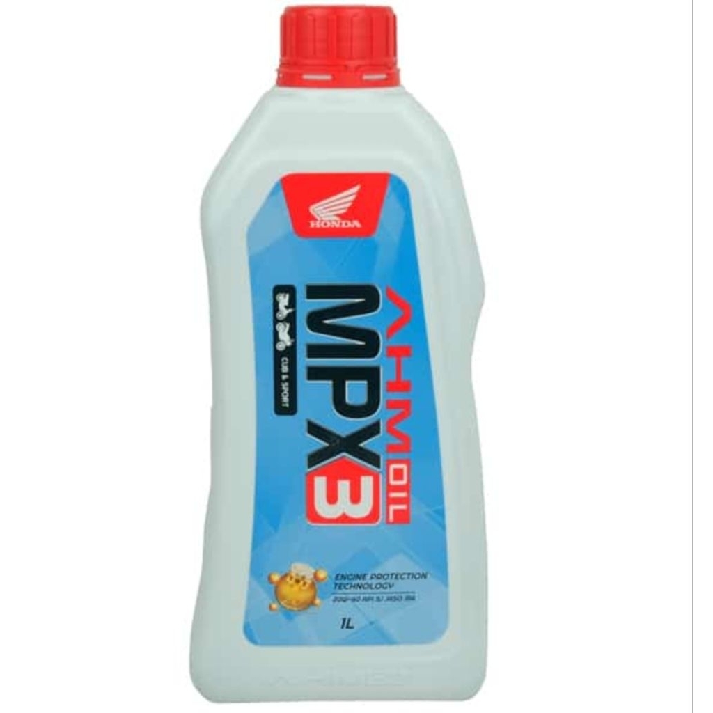 (Asli 100%) Oli AHM Honda MPX3 1 Liter Oli Honda