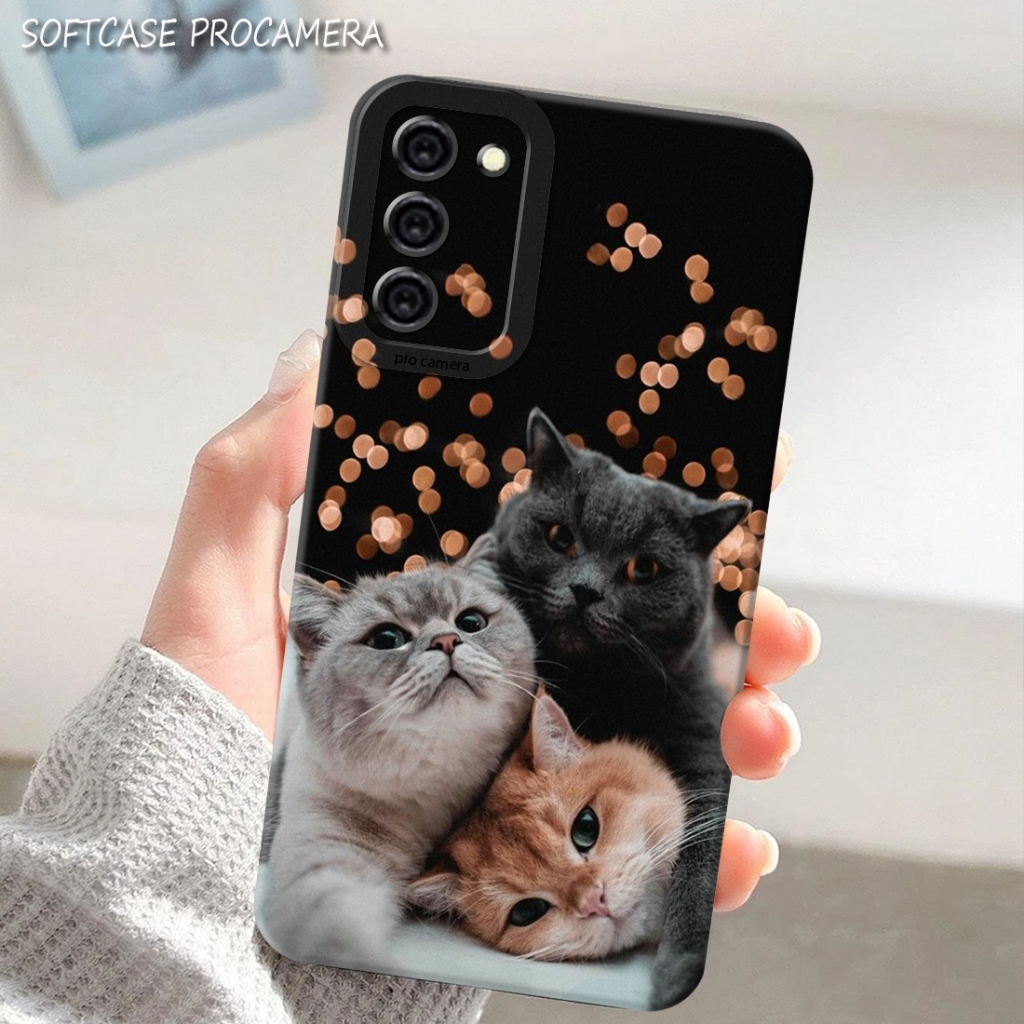 [ TS44  ] Case Hp for SAMSUNG A02S A03S Fashion Casing Softcase Terbaru 2025 - Macaron Protect Camer