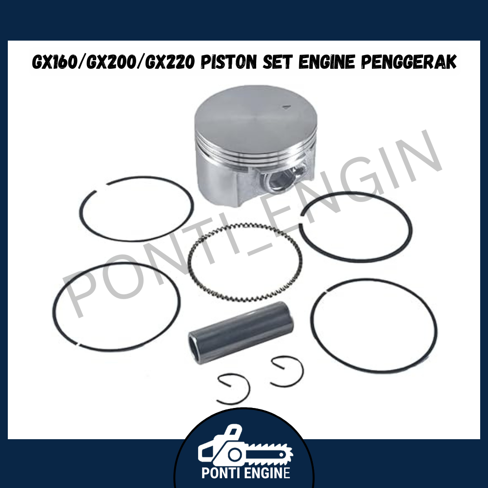 GX160/GX200/GX220 Piston Set Engine Penggerak