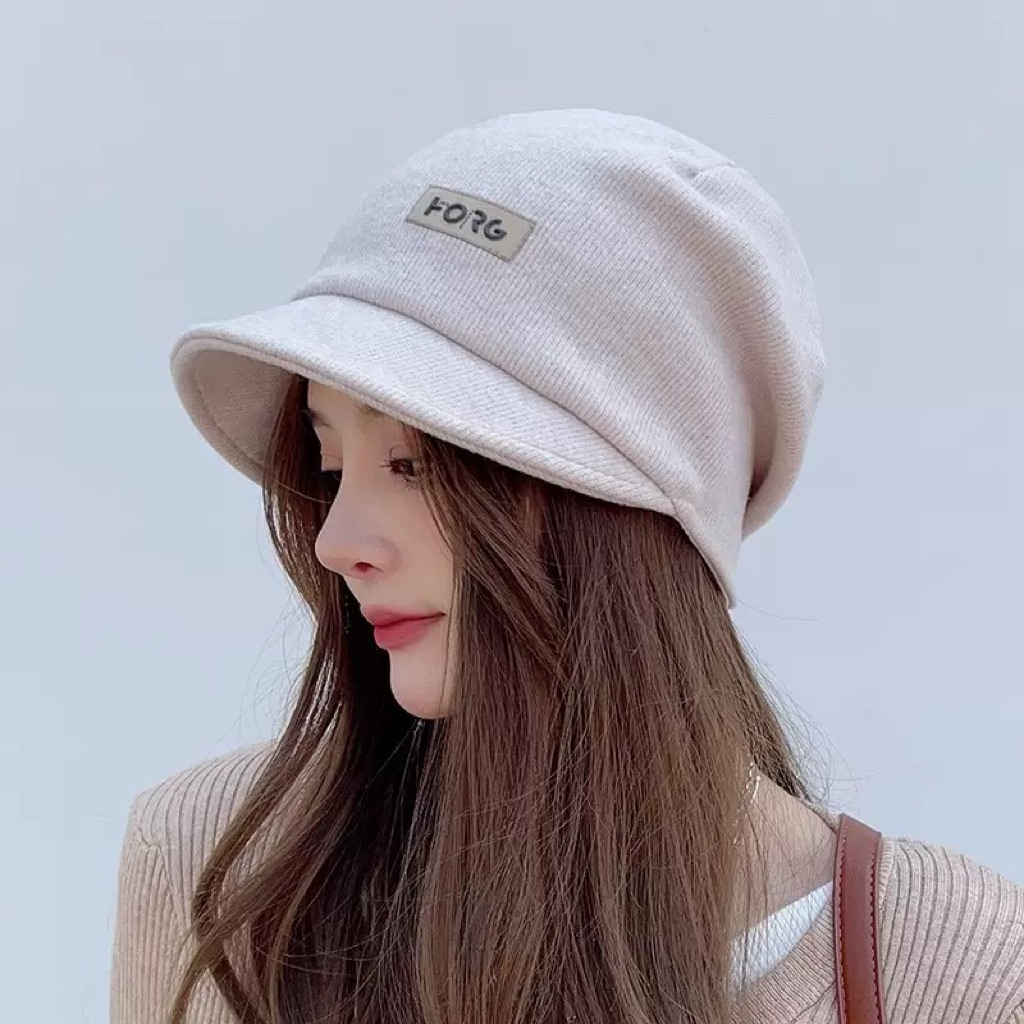 May star Topi Kupluk Rajut Topi Dewasa Korea S37