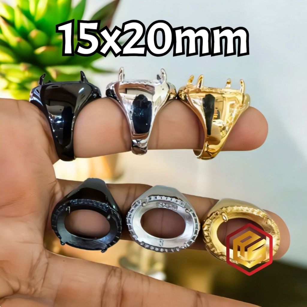 Ikatan Cincin Titanium Gigi 15x20mm