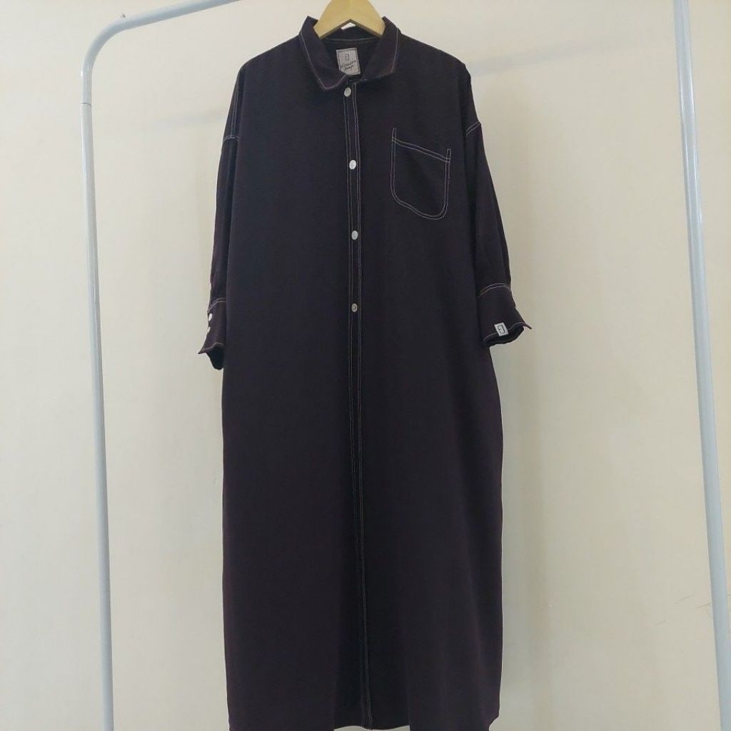 Kemejabaya Elmadina Abaya Raisin