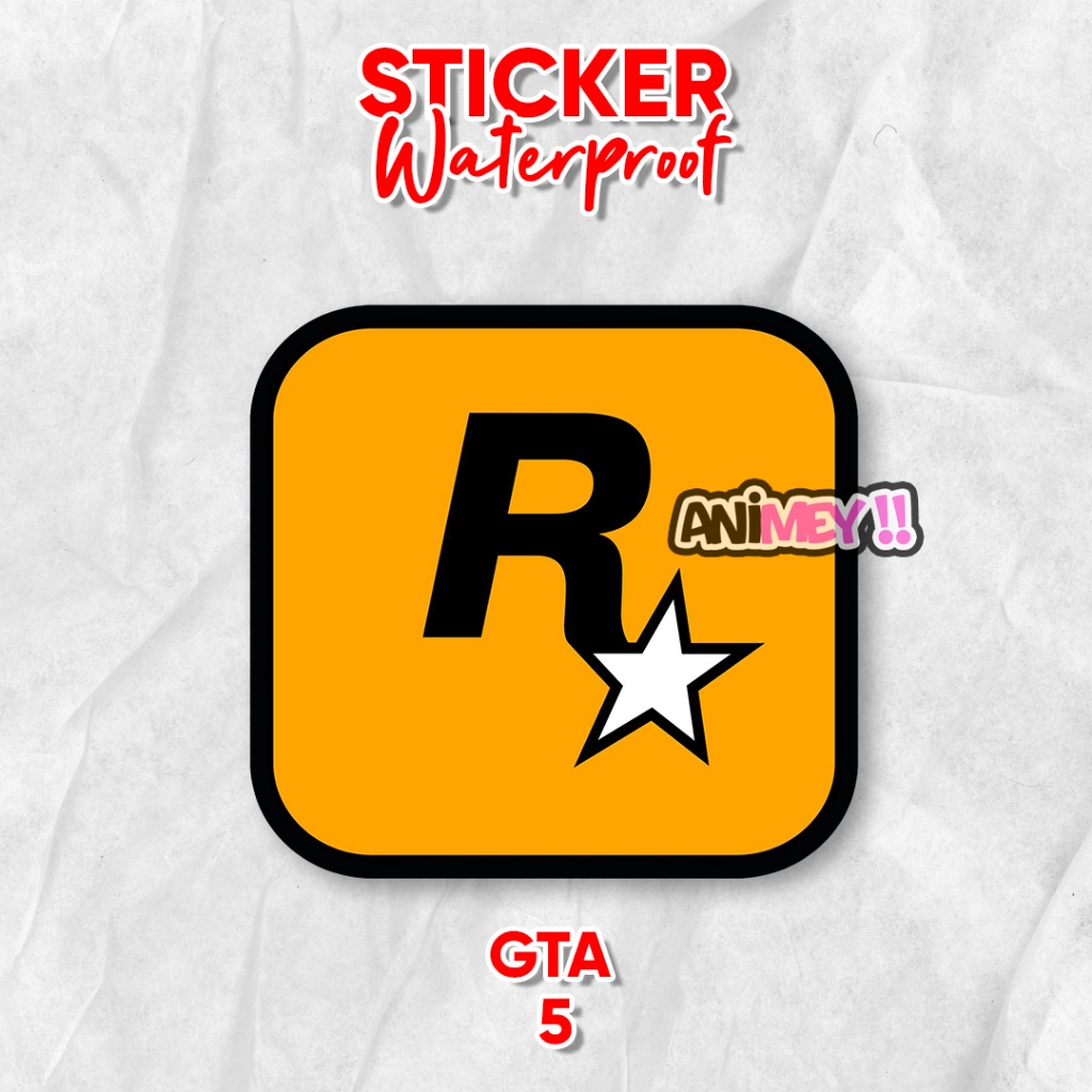 Stiker GTA San Andreas Vice City / Sticker GTA Game San Andreas