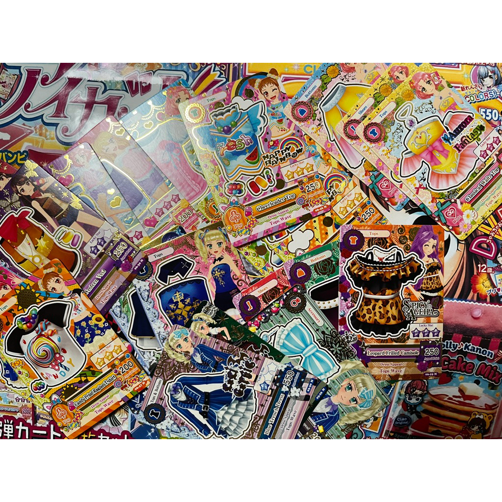 Kartu Aikatsu Normal Brand Card Set Loli Gothic Aurora Fantasy Spicy Ageha Tops Bottom Shoes Happy R