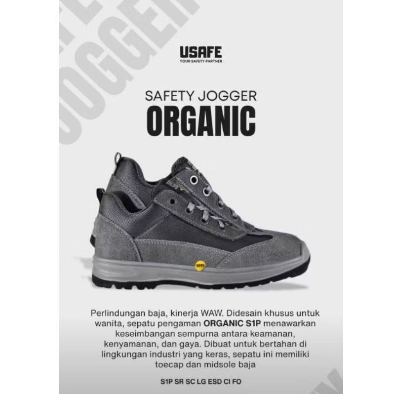 Sepatu Safety Jogger Organic ORIGINAL