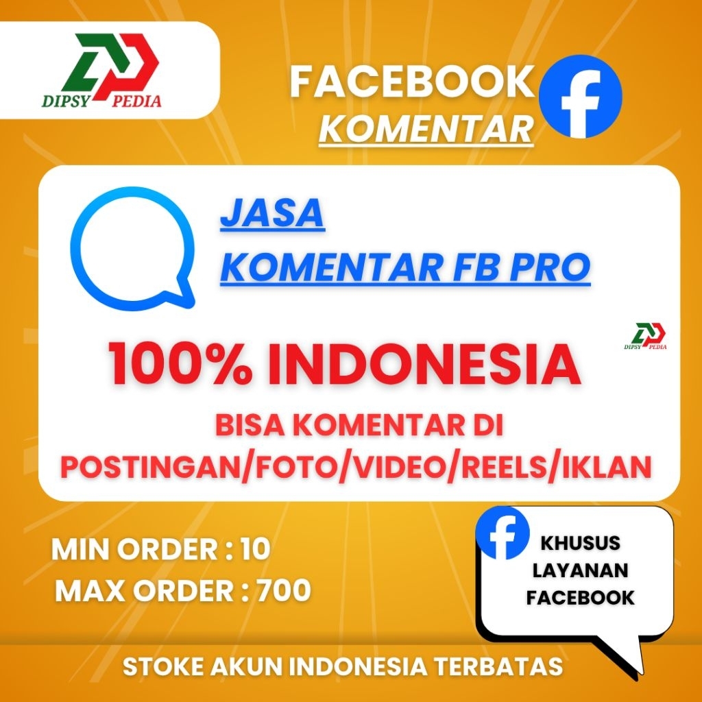 jasa komen khusus Facebook| Indonesia