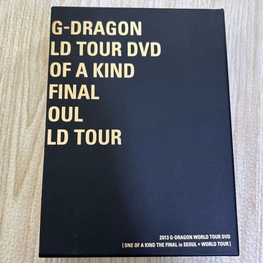 G-Dragon 2013  World Tour DVD JAPAN VERSION