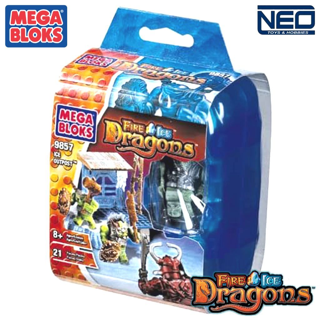 MEGA BLOKS 9857 "Ice Outpost" Dragons Fire&Ice