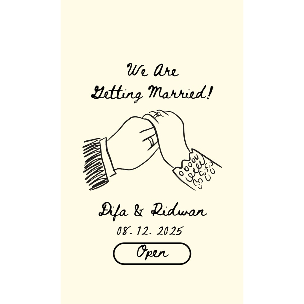 Undangan Digital Pernikahan Undangan Digital Aesthetic Pernikahan Undangan Digital Wedding Undangan 