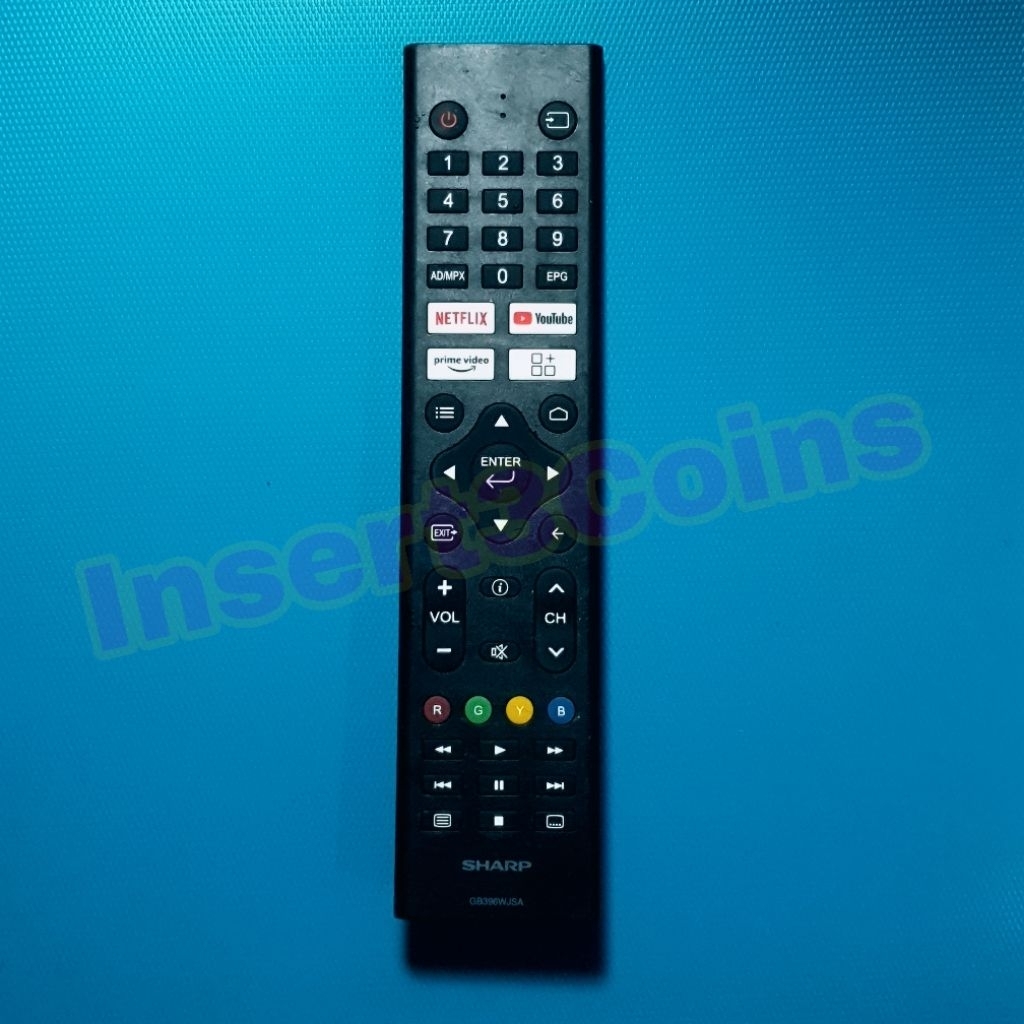 Remote SHARP GB396WJSA Android Smart TV