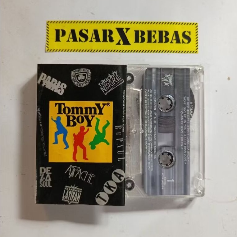 kaset pita  a tommy boy dance beat compilation - hiphop