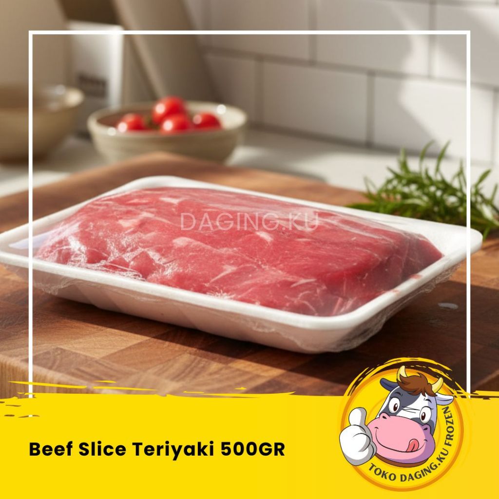 Dagingku - Beef Slice 500GR Daging BBQ Halal Praktis Daging grill
