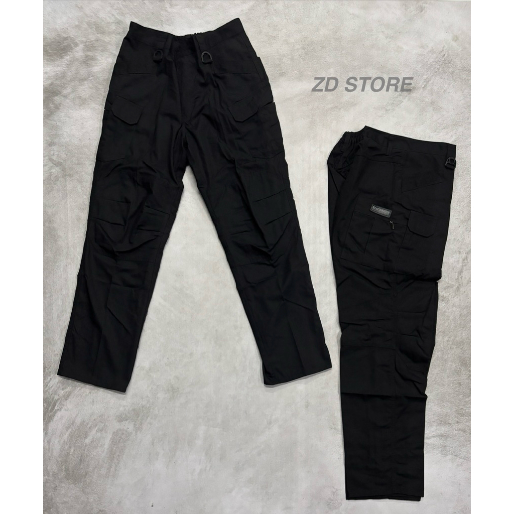 Celana Panjang Tactical BLACKHAWK HITAM/Celana Tactical Cargo Premium