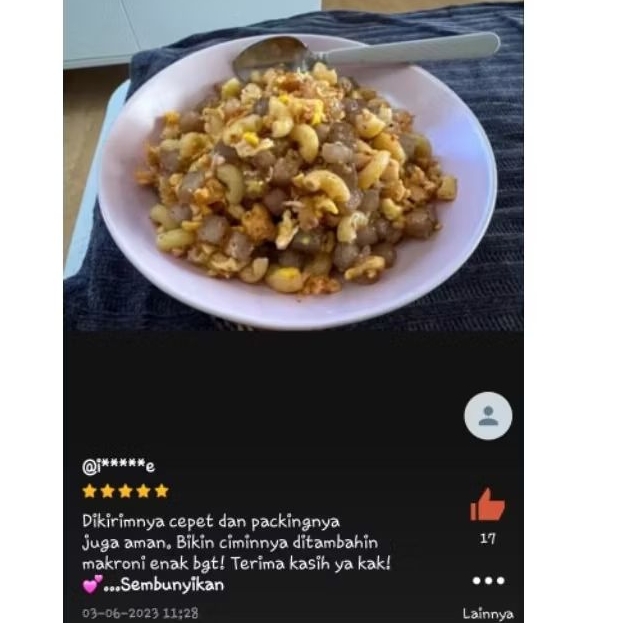 Promo Cilor 250gr bonus Macaroni 200gr mentah