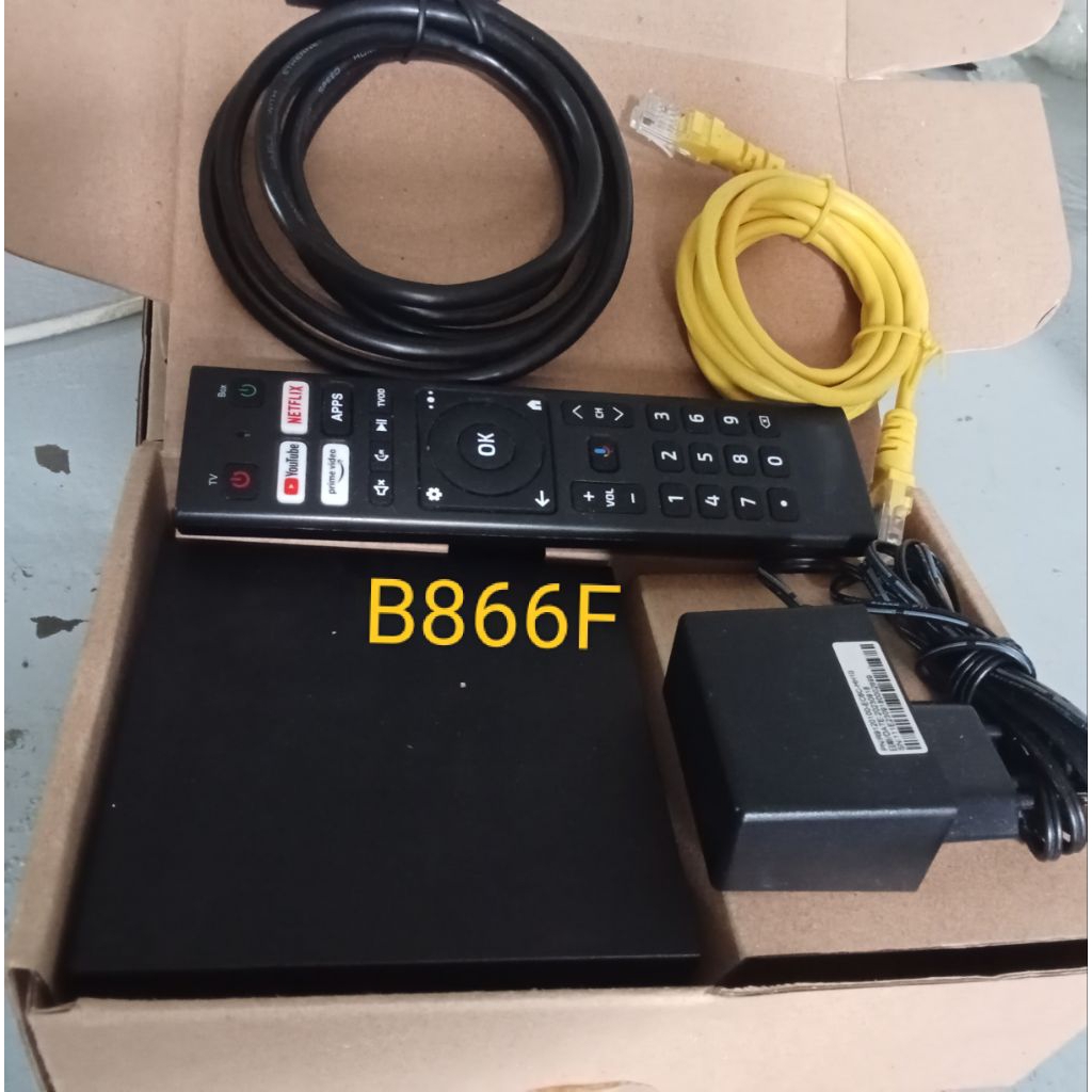 STB  B866F OS 14 SUDAH ROOT UNLOCK  REMOTE VOICE RAM 2 GB ROM 32 GB SIAP PAKAI