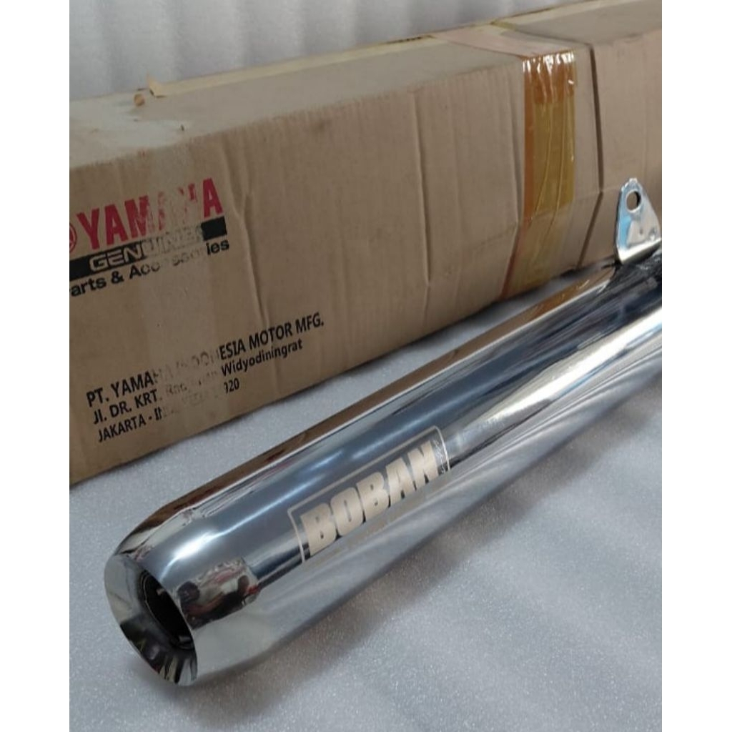 knalpot Rx king Rx spesial standar racing BOBAN  full chrome suara garing pedas// suara garing pedas