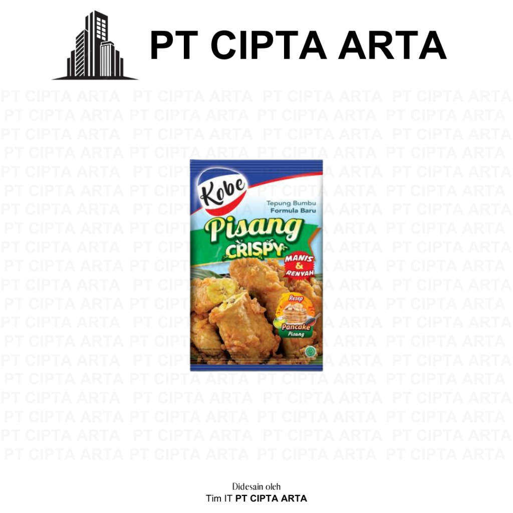 Kobe Tepung Bumbu Pisang Goreng Crispy 70gr