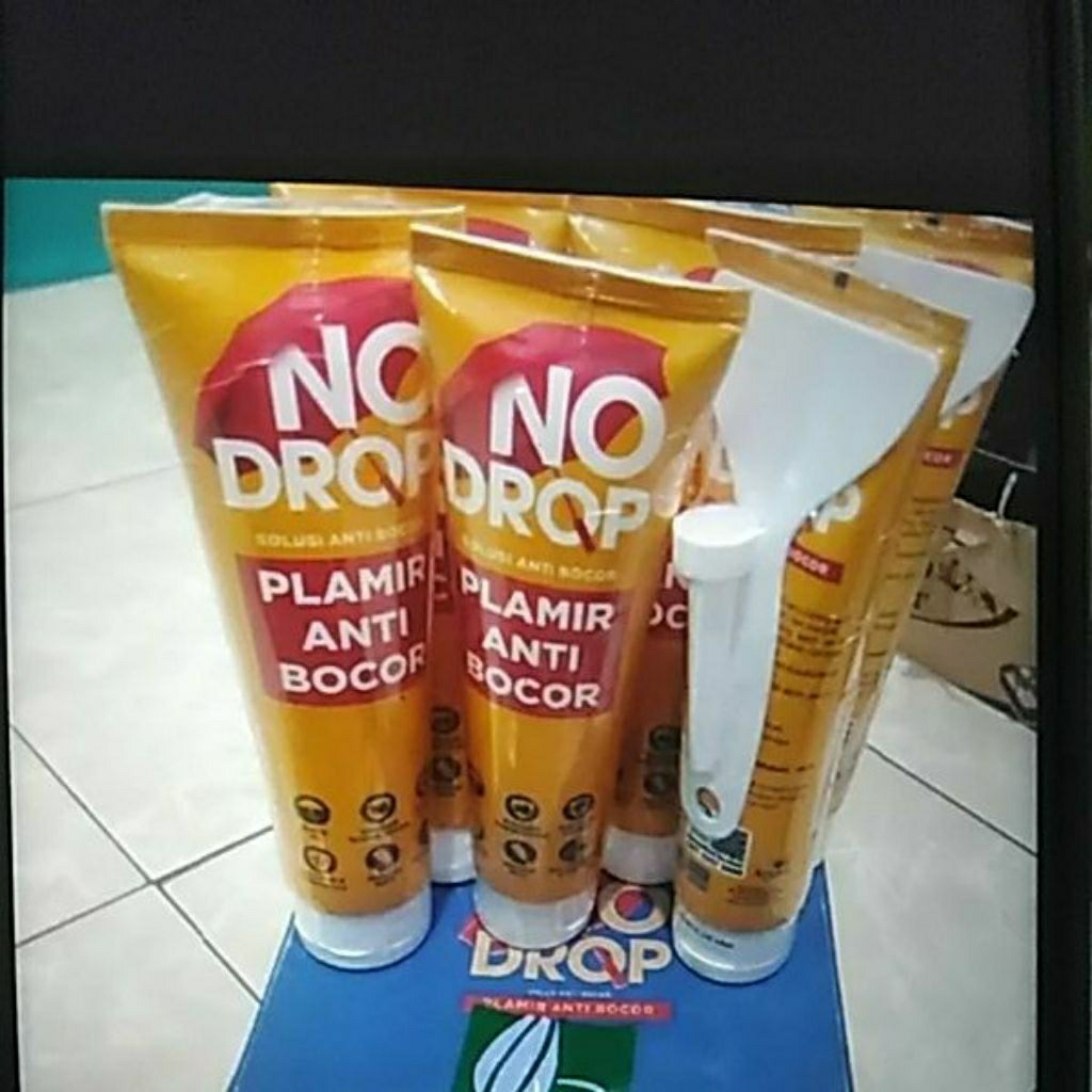 Dempul Tembok Anti Bocor NO DROP 190gr / PLAMIR  Tembok untuk Tembok Lembab