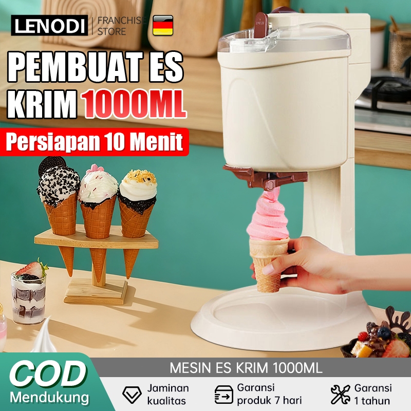 Mesin Es Krim Kerucut Multifungsi, Mesin Es Krim Buah Diy Anak-anak Rumah Tangga, Mesin Kerucut Otom