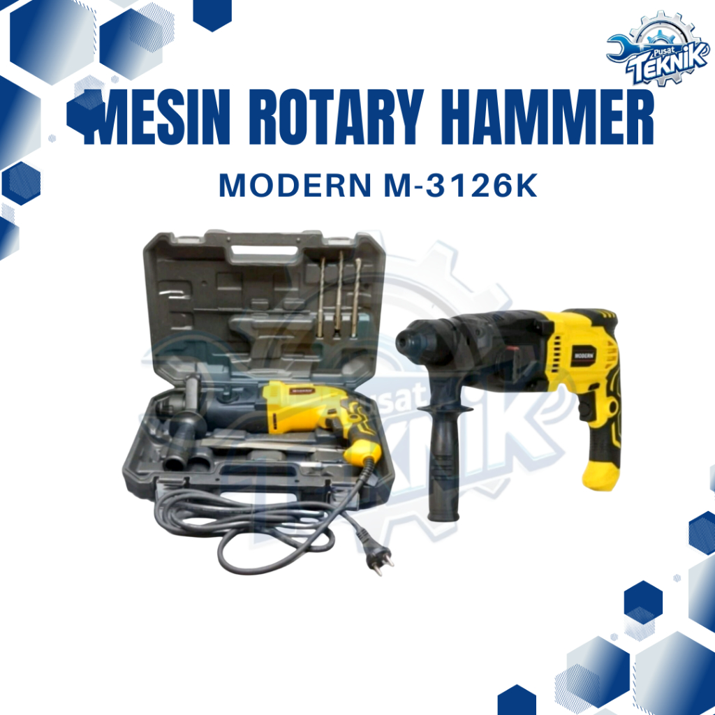 Rotary Hammer Modern M-3126K - Bor Bobok Beton Modern M 3126 K Hammer Drill