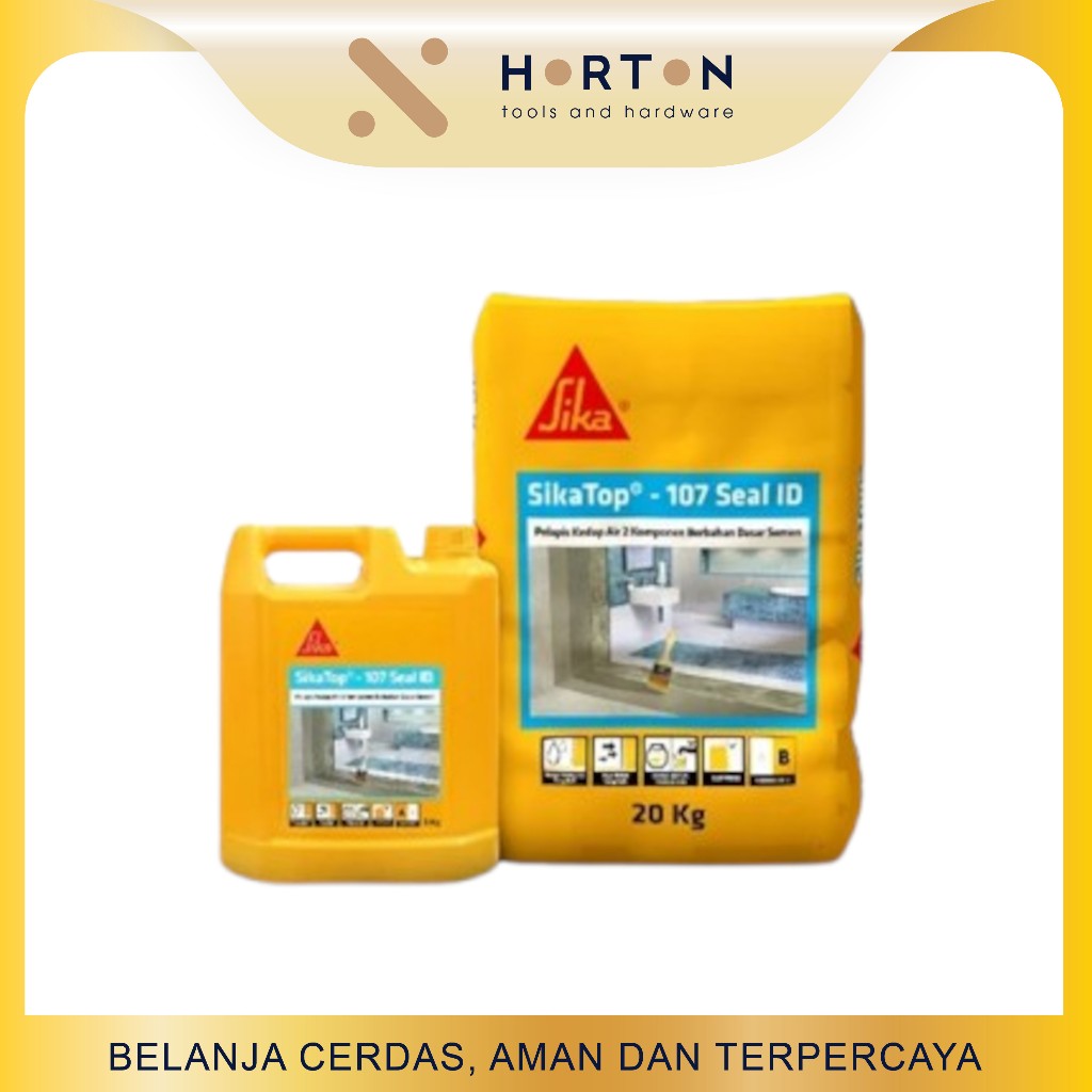 Sika SikaTop 107 Seal A 25Kg / Bahan Pelapis Anti Bocor Atap & Dinding