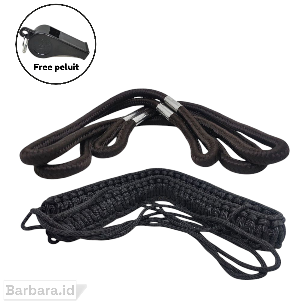 Talikur Peluit Besar JUMBO Tebal Satpam Security Polri Talikur Pluit Satpam Terbaru Tali Kur