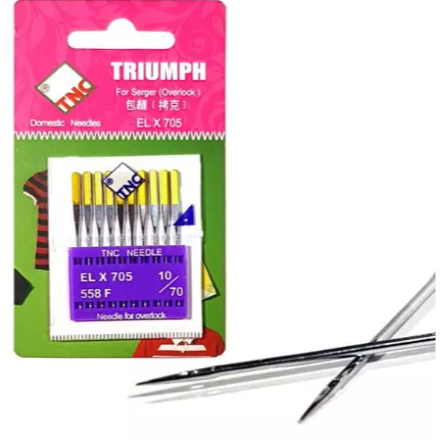 MNTB" JARUM TRIUMPH/TNC ELX705 (MESIN JAHIT OBRAS DAN NECI PORTABLE)